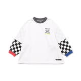 オフホワイト | WEB限定 袖レイヤード風ストリートTシャツ | F.O.Online Store