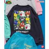 ネイビーブルー | スーパーマリオ ボックスTシャツ | F.O.Online Store