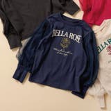 ネイビーブルー | WEB限定 袖チュールロンT | F.O.Online Store
