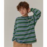 グリーン | WEB限定  KUDOZ.B ボーダーTシャツ  | F.O.Online Store