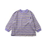 パープル | ボーダーロンT  | F.O.Online Store