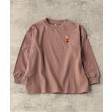 ブラウン | WEB限定 ワンポイント刺繍Tシャツ | F.O.Online Store