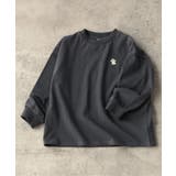 チャコール | WEB限定 ワンポイント刺繍Tシャツ | F.O.Online Store