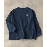 ネイビーブルー | WEB限定 ワンポイント刺繍Tシャツ | F.O.Online Store