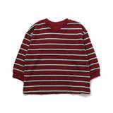 ワインレッド | WEB限定  ゆったりシルエット無地・ボーダーTシャツ | F.O.Online Store