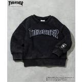 チャコール | 【リンク】THRASHER ロゴアップリケトレーナー  | F.O.Online Store
