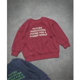 レッド | 製品染めロゴトレーナー | F.O.Online Store