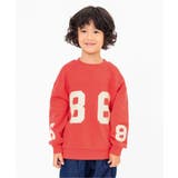 レッド | WEB限定  ナンバリングフットボール裏毛トレーナー  | F.O.Online Store