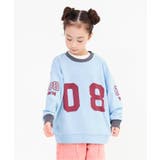 サックス | WEB限定  ナンバリングフットボール裏毛トレーナー  | F.O.Online Store