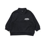 ブラック | WEB限定 ハーフジップ裏毛トレーナー | F.O.Online Store