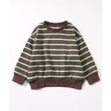 ブラウン | 【リンク】総柄＆ボーダートレーナー  | F.O.Online Store