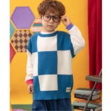ブルー | I'm Jelly！ジャガードニットベスト | F.O.Online Store