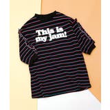 チャコール | 【リンク】ボーダー袖フリルワンピース | F.O.Online Store