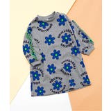 グレー | 【リンク】ボーダー袖フリルワンピース | F.O.Online Store
