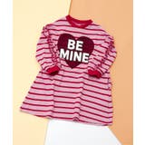 ピンク | 【リンク】ボーダー袖フリルワンピース | F.O.Online Store