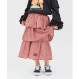 レッド | チェックフリルスカート | F.O.Online Store
