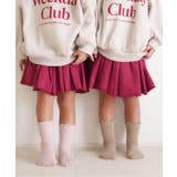 エンジ | インパンツ付きプリーツスカート | F.O.Online Store