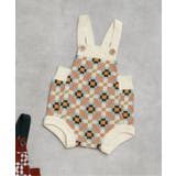 アイボリー | ニットジャガードサロペ | F.O.Online Store