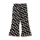 ブラック | 【リンク】ジャガードフレアパンツ(セットアップ可) 10分丈 | F.O.Online Store