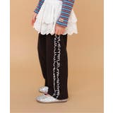 ブラック | サイドフリルワッフルパンツ  10分丈 | F.O.Online Store