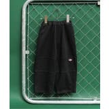 ブラック | WEB限定【Dickies】切り替えカットソーパンツ 10分丈 | F.O.Online Store