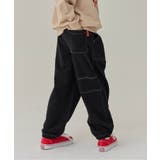 ブラック | WEB限定  KUDOZ.B カットペインターパンツ  10分丈 | F.O.Online Store