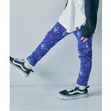 ブルー | DAISUKI 総柄パンツ 9分丈 | F.O.Online Store