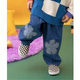 I'm Jelly！フラワーパッチタックパンツ  10分丈 | F.O.Online Store | 詳細画像1 