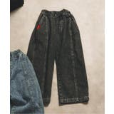 ブラック | B NEWJACK ケミカルバギーデニムパンツ 10分丈 | F.O.Online Store