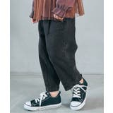 ブラック | WEB限定  ゆったりタックデニムパンツ | F.O.Online Store