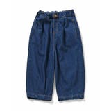 ネイビーブルー | WEB限定  ゆったりタックデニムパンツ | F.O.Online Store