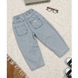 サックス | カーブデニムパンツ(セットアップ可) 10分丈 | F.O.Online Store