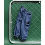 ブルー | WEB限定【Dickies】デニムカーゴパンツ  10分丈 | F.O.Online Store