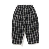 チェック柄 | ワイドタックパンツ 10分丈 | F.O.Online Store