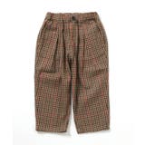 ベージュ | ワンタックチェックパンツ  10分丈 | F.O.Online Store