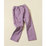 パープル | すぽ軽テーパードパンツ 10分丈 ストレッチ | F.O.Online Store