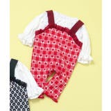 レッド | 【リンク】ジャガード着せこみ風カバーオール | F.O.Online Store