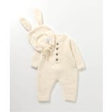 FUN!FAN!ANIMAL マシュマロカバーオール＆ボンネットセット | F.O.Online Store | 詳細画像12 