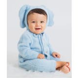ブルー | 【FUN!FAN!ANIMAL】シャギーカバーオール&ボンネット | F.O.Online Store