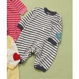 オフホワイト | 【リンク】いろいろパッチワッフルカバーオール | F.O.Online Store