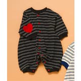 ブラック | 【リンク】エルボーパッチワッフルカバーオール  | F.O.Online Store