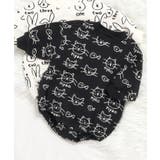 ブラック | FUN!FAN!ANIMAL 総柄ボディオール | F.O.Online Store