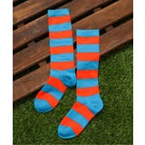 ターコイズブルー | カラフルネオンハイソックス | F.O.Online Store