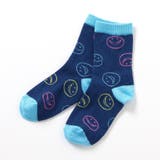 ネイビーブルー | BOYS総柄ソックス | F.O.Online Store