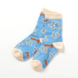 ブルー | GIRLS総柄ソックス | F.O.Online Store