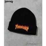 ブラック | THRASHER ロゴニット帽  | F.O.Online Store
