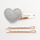 シルバー | キラキラモチーフヘアピン | F.O.Online Store