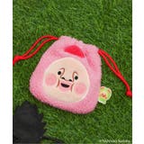 ピンク | こびとづかん フェイス巾着  | F.O.Online Store