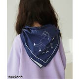 ネイビーブルー | WEB限定【HONGAMA】イラストバンダナ | F.O.Online Store