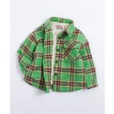グリーン | 起毛チェックシャツジャケット | F.O.Online Store